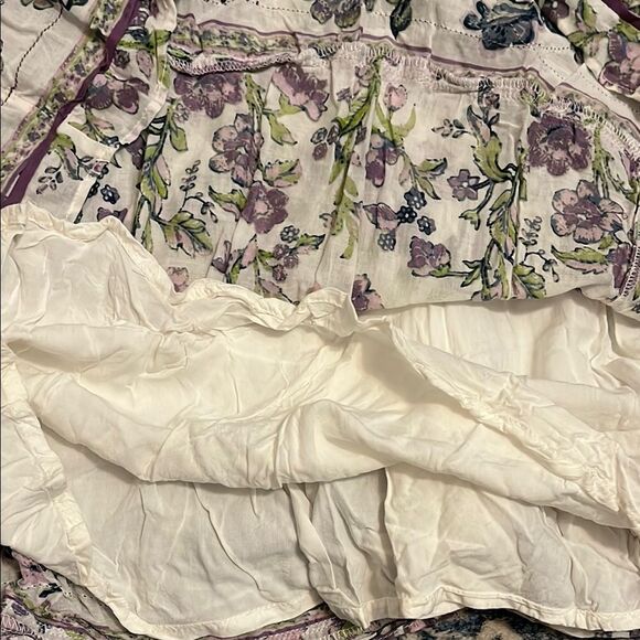 Free People Endless Afternoon Dress Floral Bohemian Babydoll Coquette Romantic - Picture 11 of 15